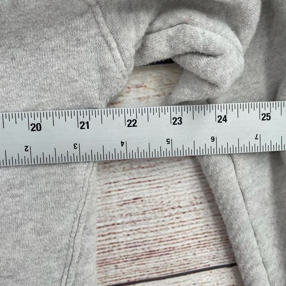 Madewell MWL AiryTerry Hoodie Sweatshirt Women's Size Medium Gray - Picture 6 of 7